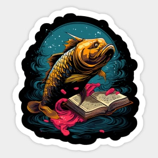 Arowana Reads Book Sticker